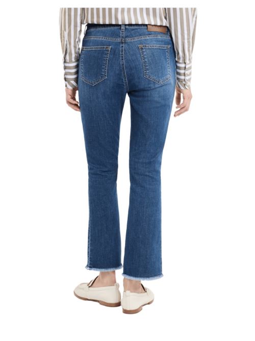 jeans donna trombetta cotone stretch blu FAY | NTW8650520LXCJU604